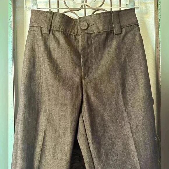 Vintage Lee Trouser jean in chocolate brown. Taperd legs Western for Fall! - Picture 3 of 8